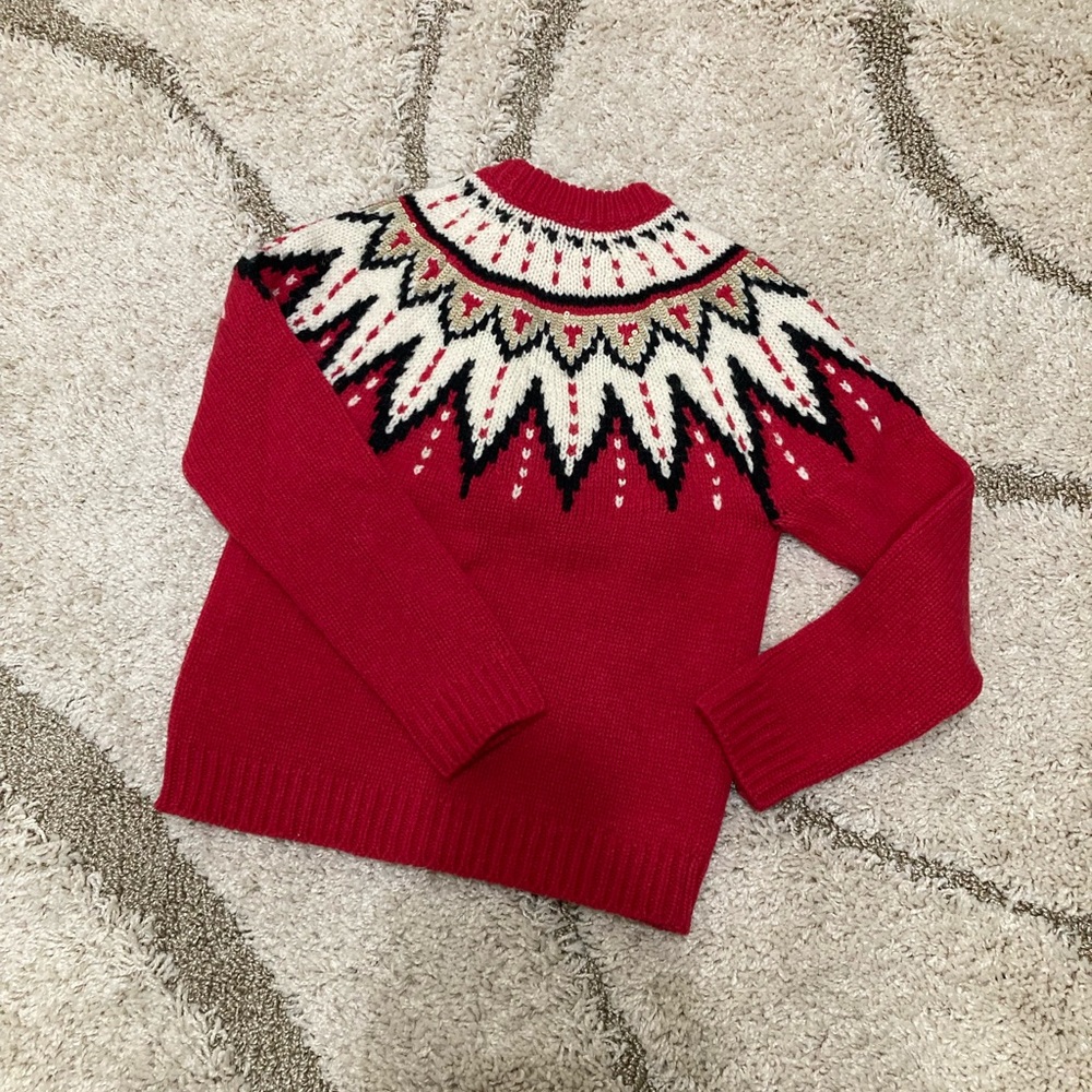 FINAL PRICE. NWT Yves Saint Laurent Norwegian Wool Sequined Sweater - Picture 4 of 6